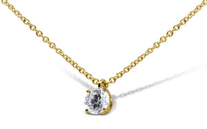 Solitaire Diamond Necklace - Sydney Rosen