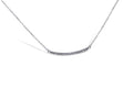 Curved Diamond Bar Necklace - Sydney Rosen