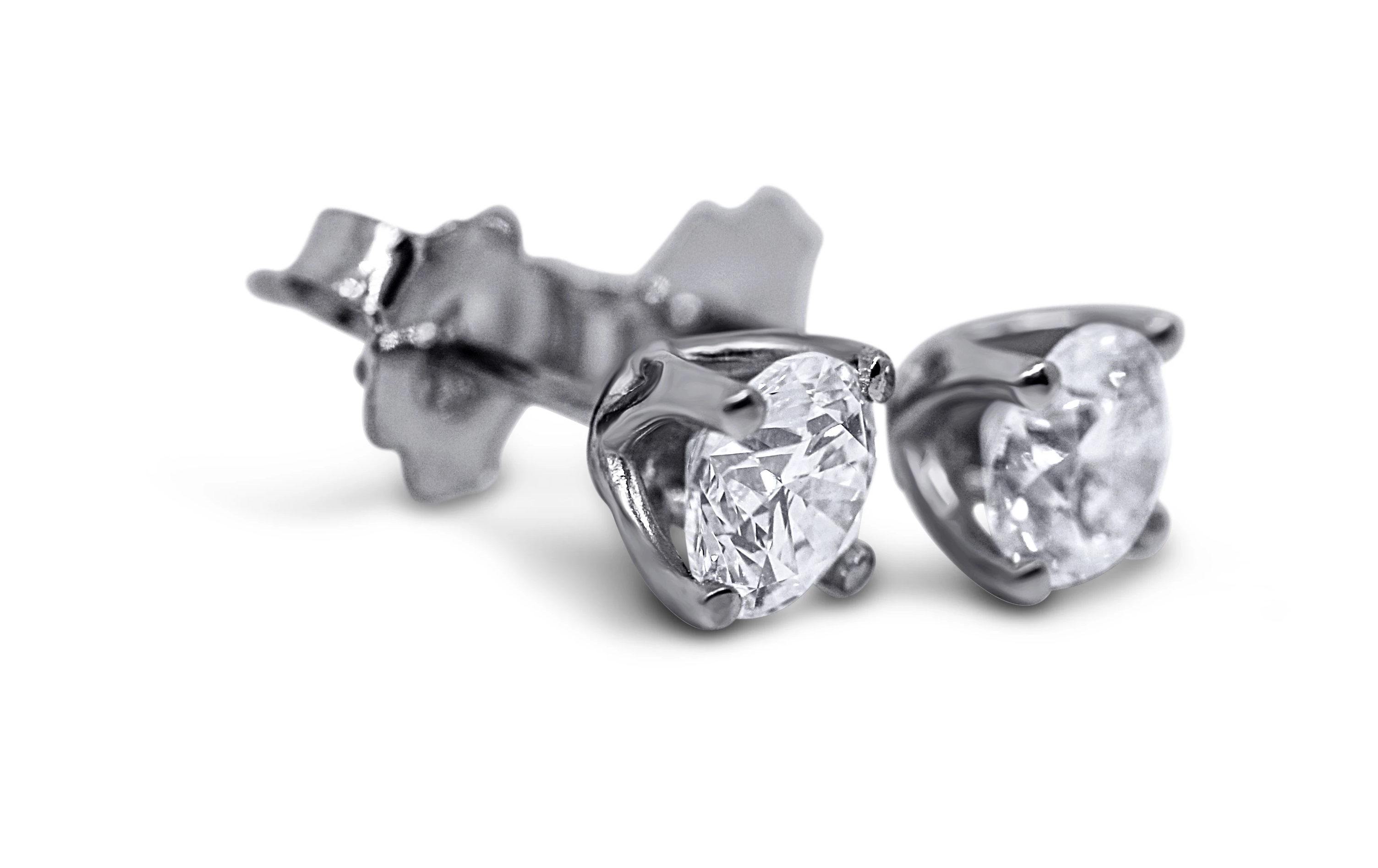 Diamond Stud Earrings - Sydney Rosen