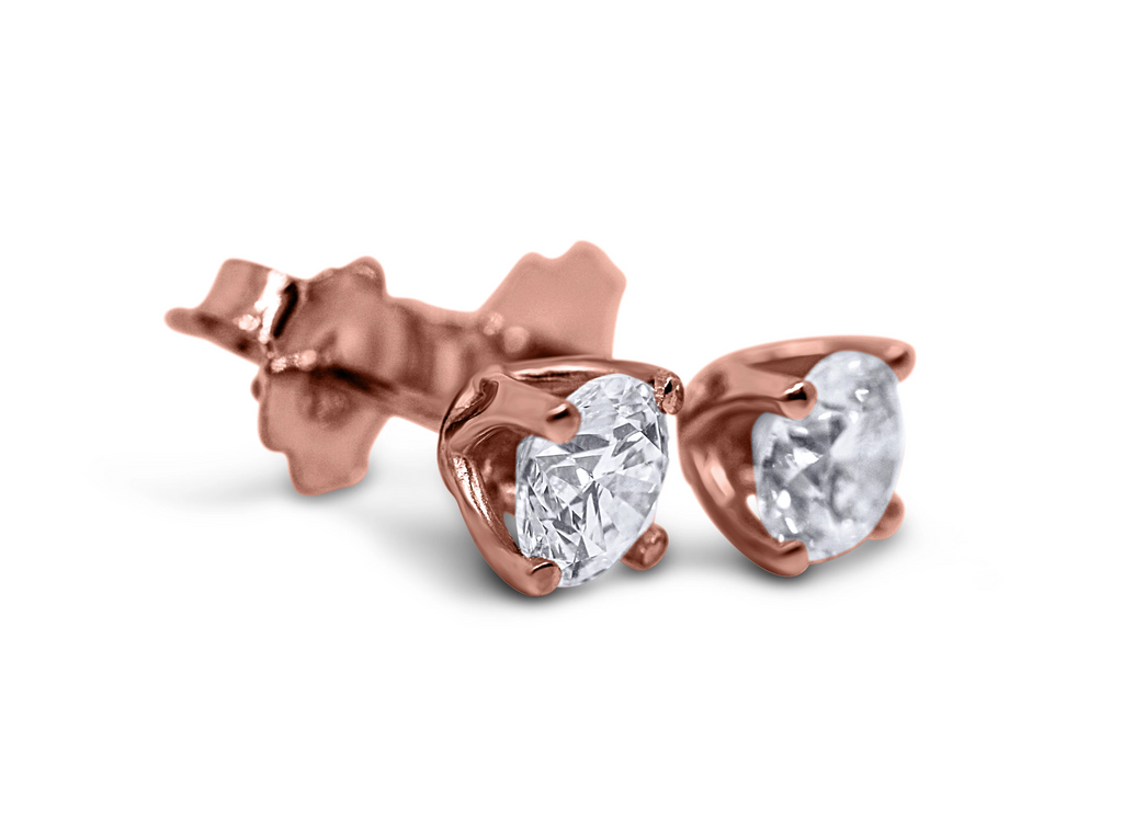 Diamond Stud Earrings - Sydney Rosen