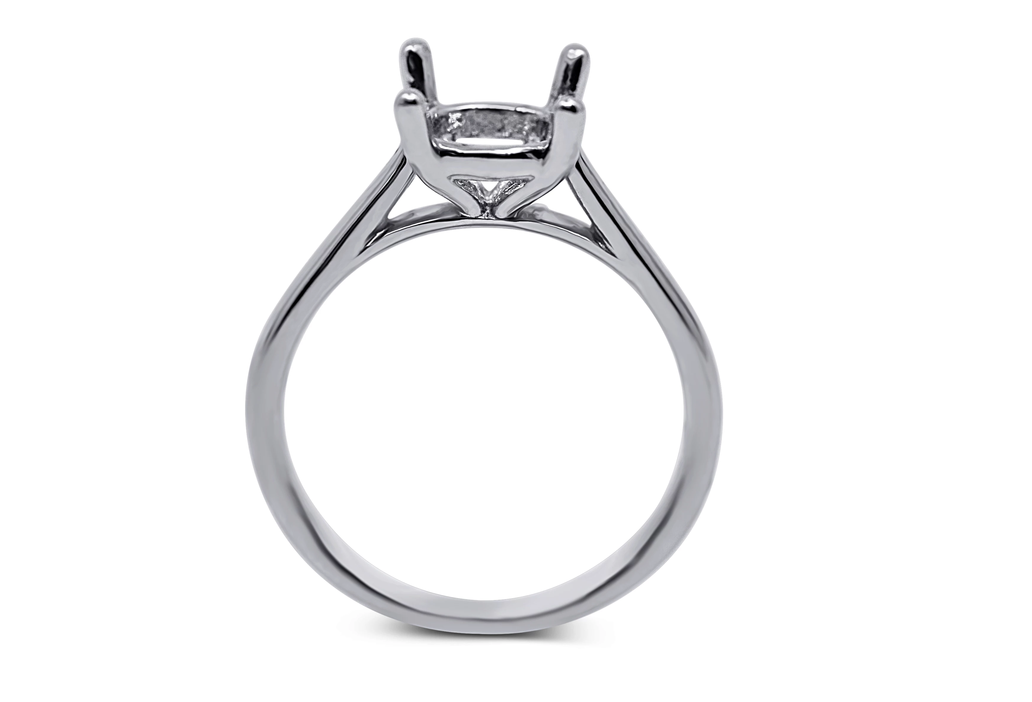 Cathedral Solitaire Engagement Ring Setting - Sydney Rosen