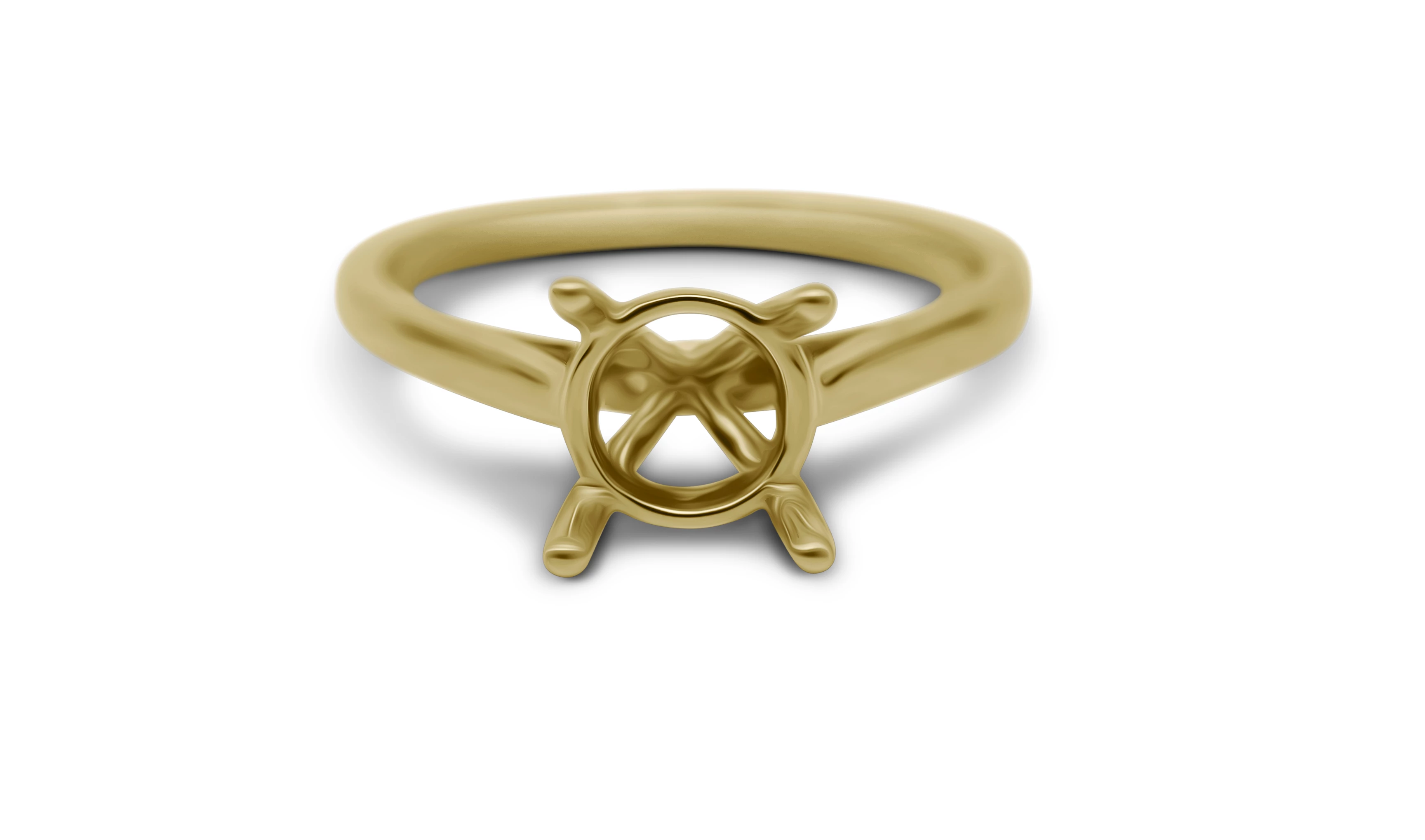 Cathedral Solitaire Engagement Ring Setting - Sydney Rosen