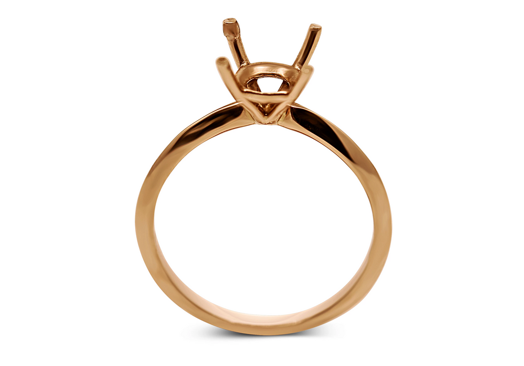 Knife Edge Engagement Ring Setting - Sydney Rosen