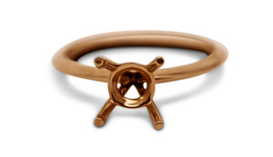 Knife Edge Engagement Ring Setting - Sydney Rosen