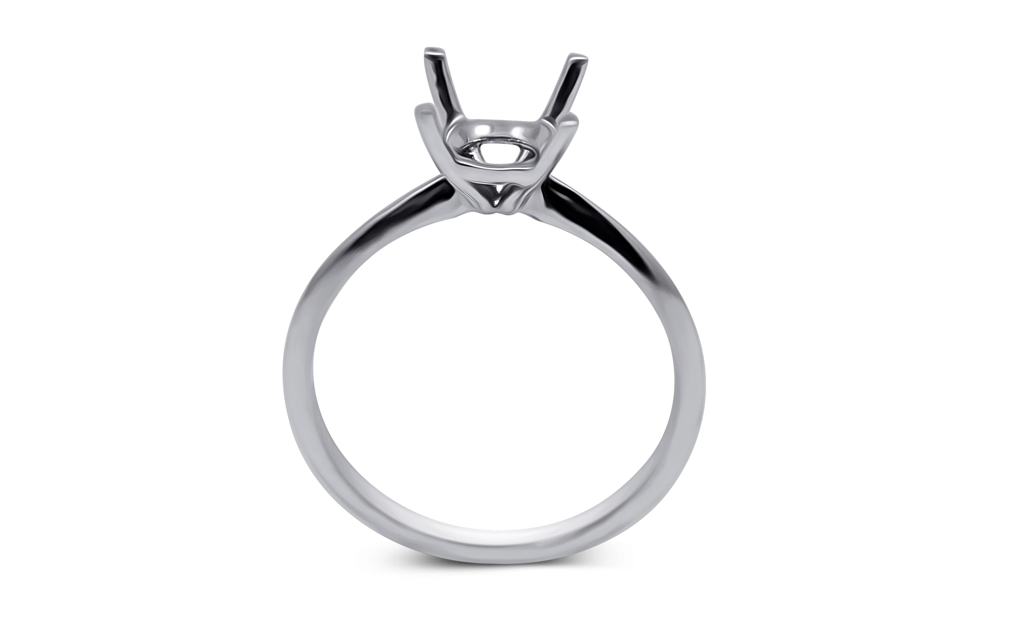 Knife Edge Engagement Ring Setting - Sydney Rosen