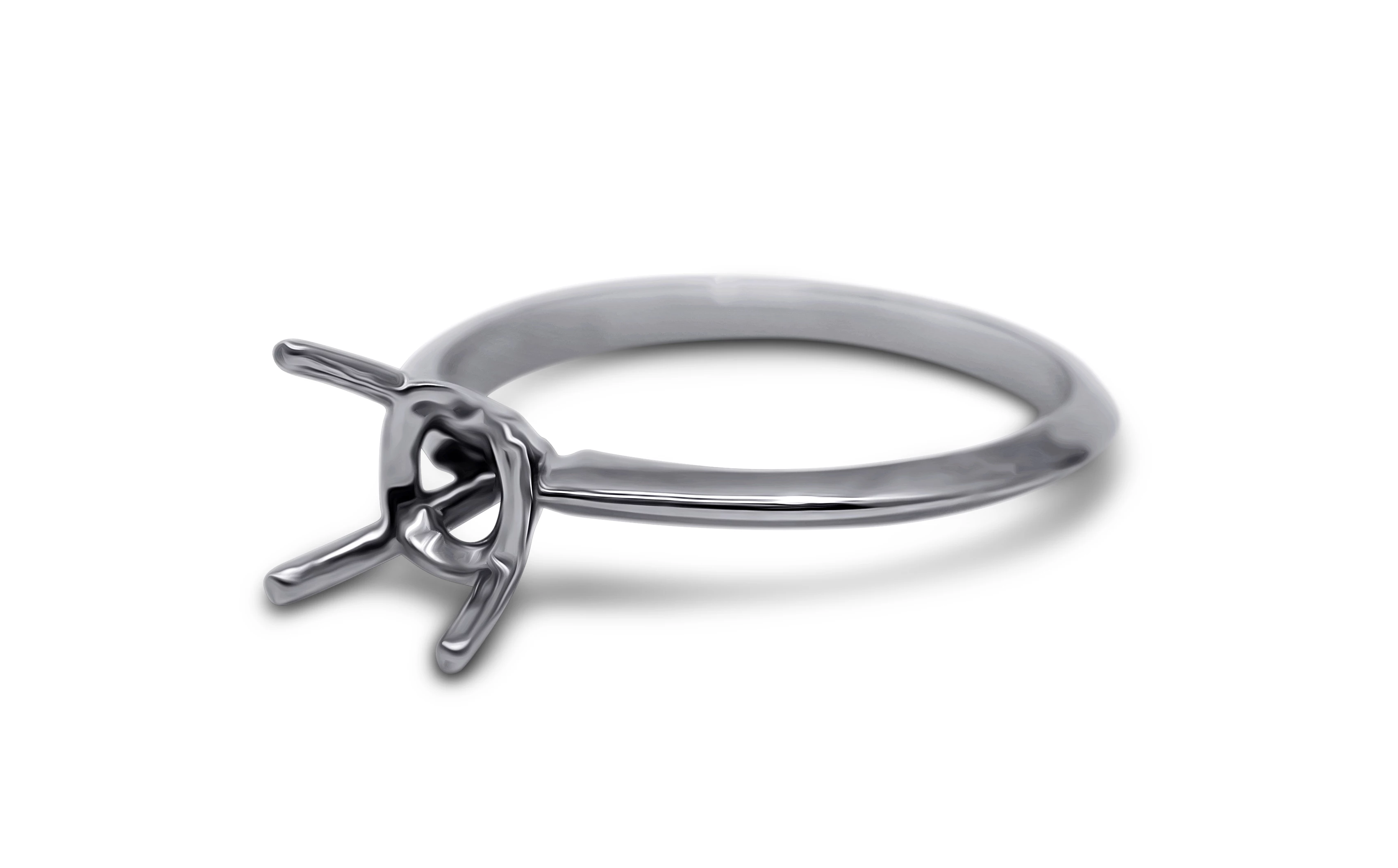 Knife Edge Engagement Ring Setting - Sydney Rosen