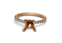 Pave Diamond Engagement Ring Setting - Sydney Rosen