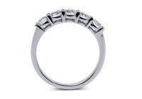 5-Stone Wedding Ring with Airline - Sydney Rosen