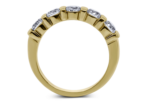 Bar Set 5-Stone Wedding Ring - Sydney Rosen