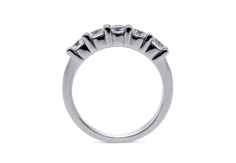 Classic 5-Stone Wedding Ring - Sydney Rosen