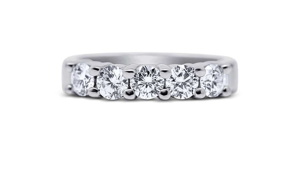 Classic 5-Stone Wedding Ring - Sydney Rosen