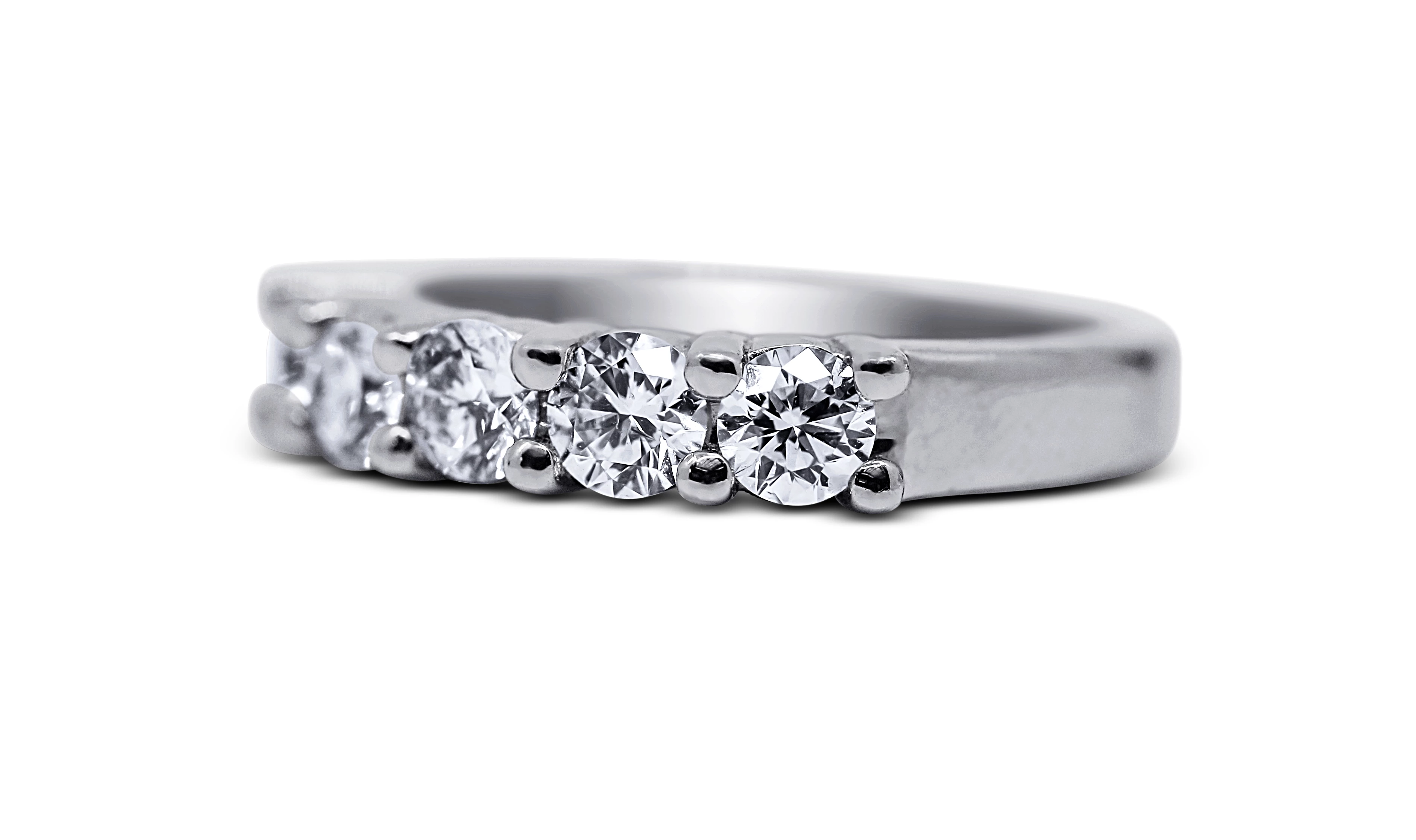 Classic 5-Stone Wedding Ring - Sydney Rosen