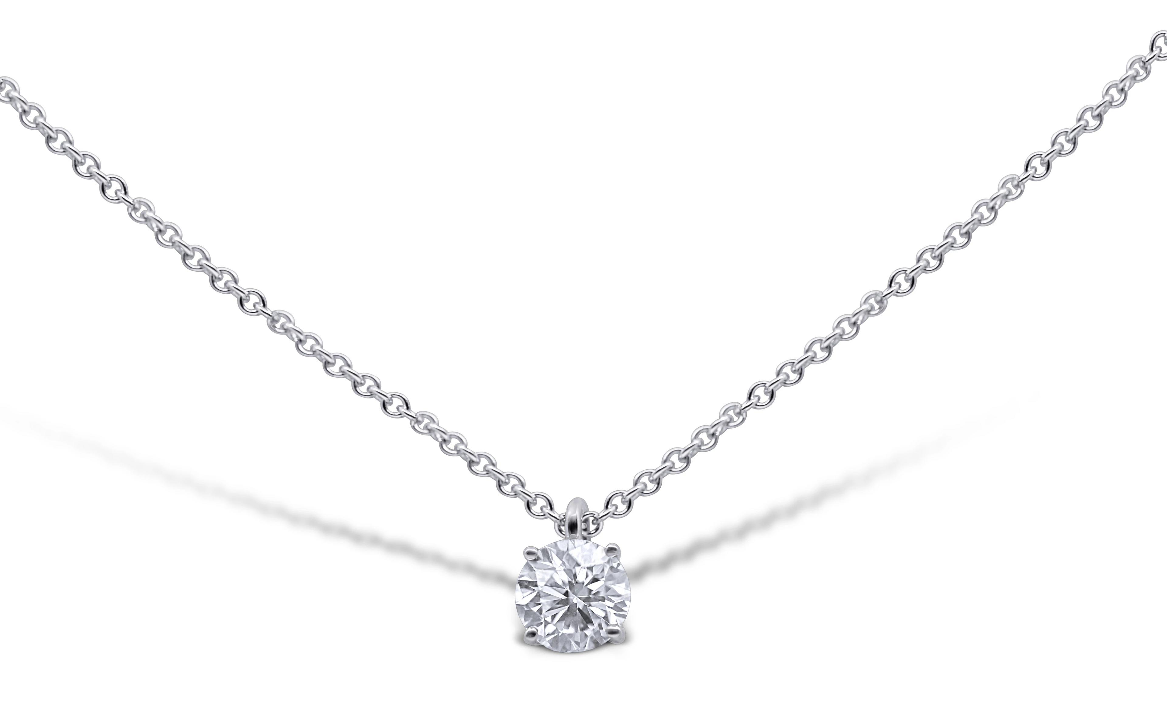 Solitaire Diamond Necklace - Sydney Rosen