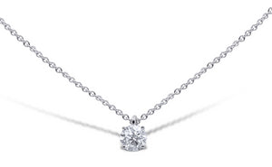 Solitaire Diamond Necklace - Sydney Rosen