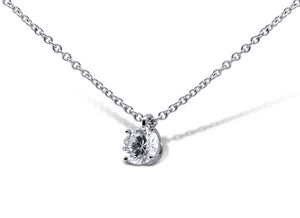 Solitaire Diamond Necklace - Sydney Rosen