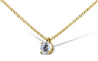 Solitaire Diamond Necklace - Sydney Rosen