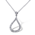 Teardrop Diamond Pendant - Sydney Rosen