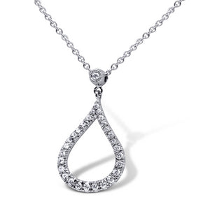 Teardrop Diamond Pendant - Sydney Rosen