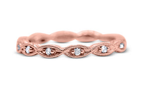 Stackable Diamond Wedding Ring - Sydney Rosen