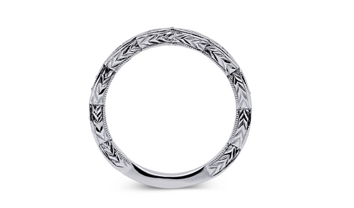 Stackable Diamond Wedding Ring - Sydney Rosen