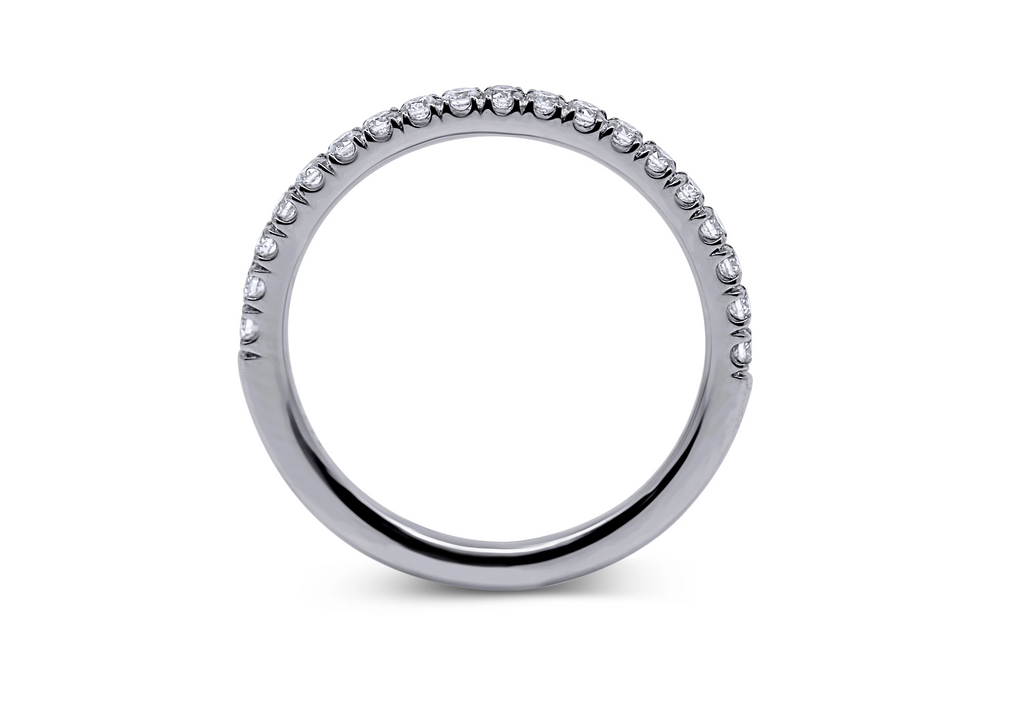 Pave Diamond Wedding Ring - Sydney Rosen