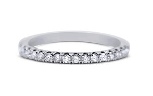 Pave Diamond Wedding Ring - Sydney Rosen