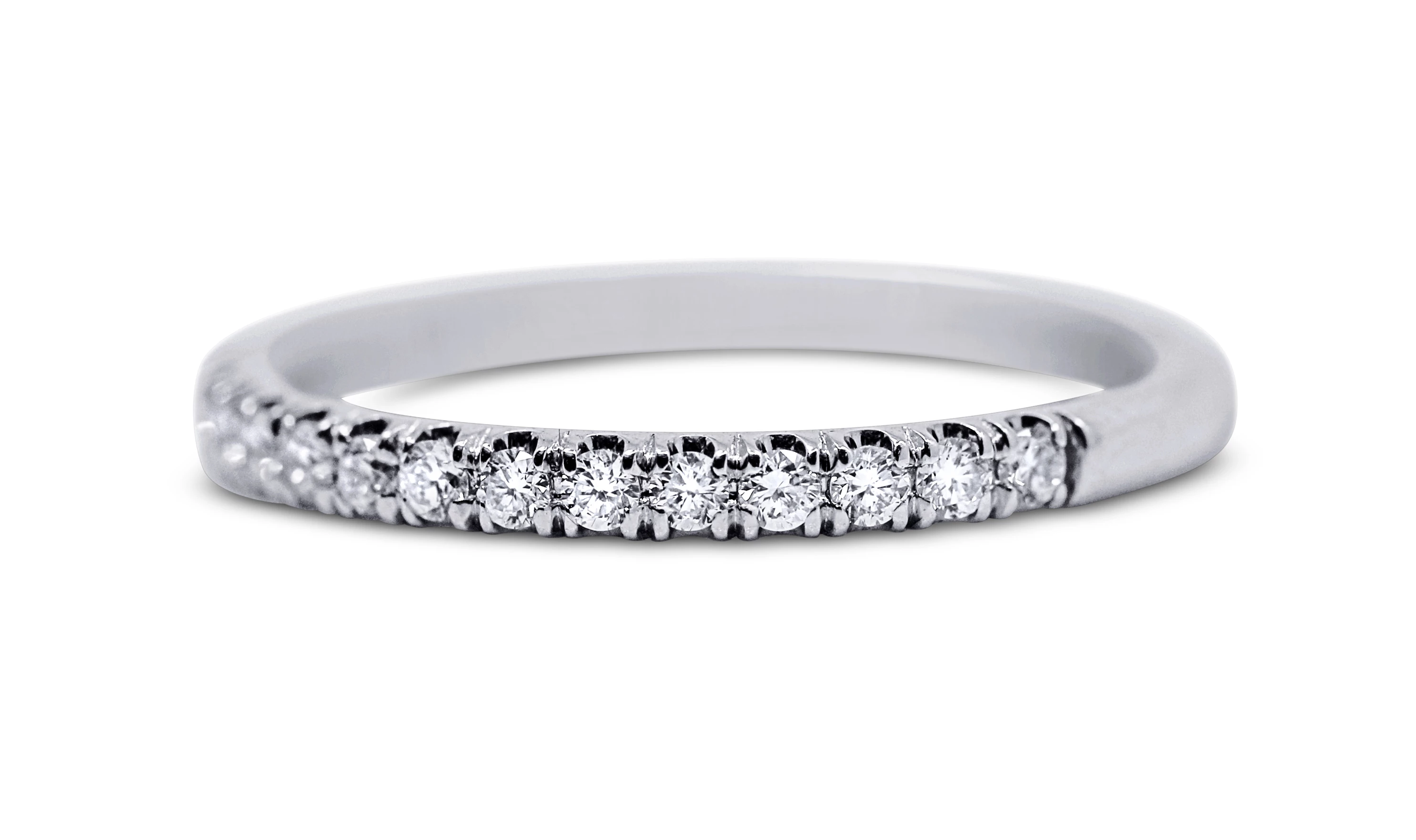 Pave Diamond Wedding Ring - Sydney Rosen