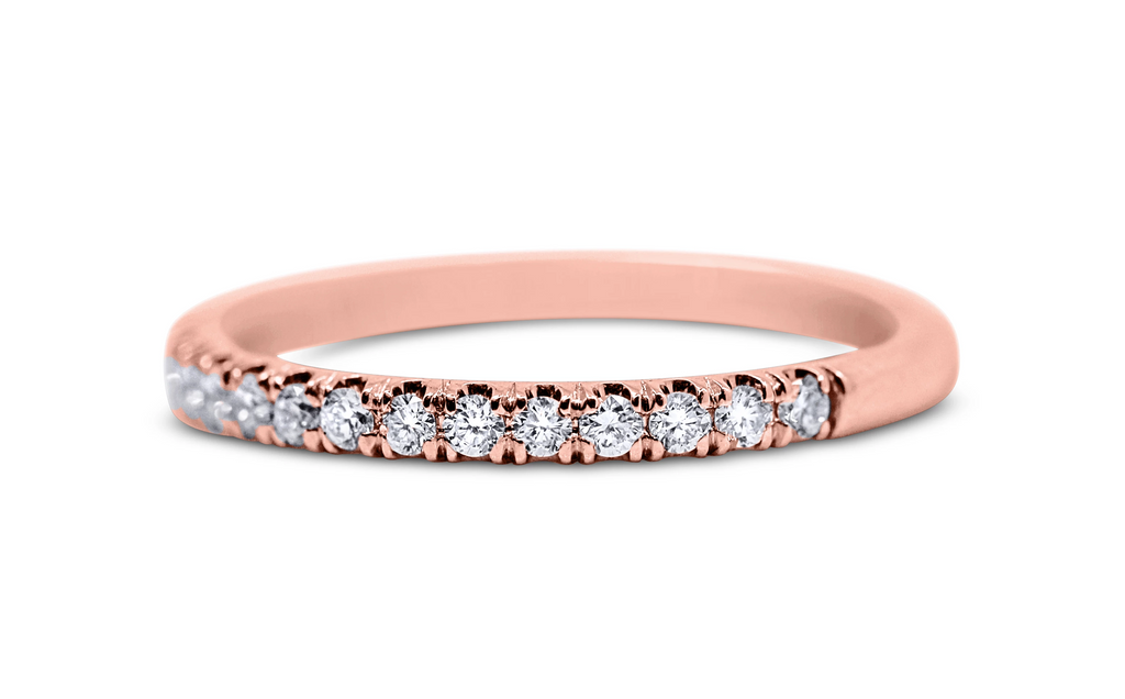 Pave Diamond Wedding Ring - Sydney Rosen