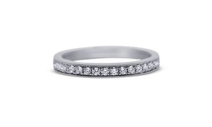 Bead Set Diamond Wedding Ring - Sydney Rosen