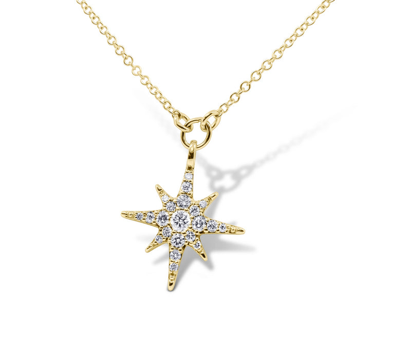 Starburst Diamond Pendant - Sydney Rosen