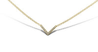 Petite Diamond V Pendant - Sydney Rosen