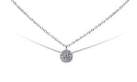 Petite Diamond Circle Pendant - Sydney Rosen