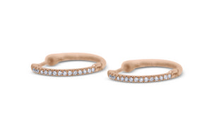 Inside Out Diamond Hoop Earrings - Sydney Rosen