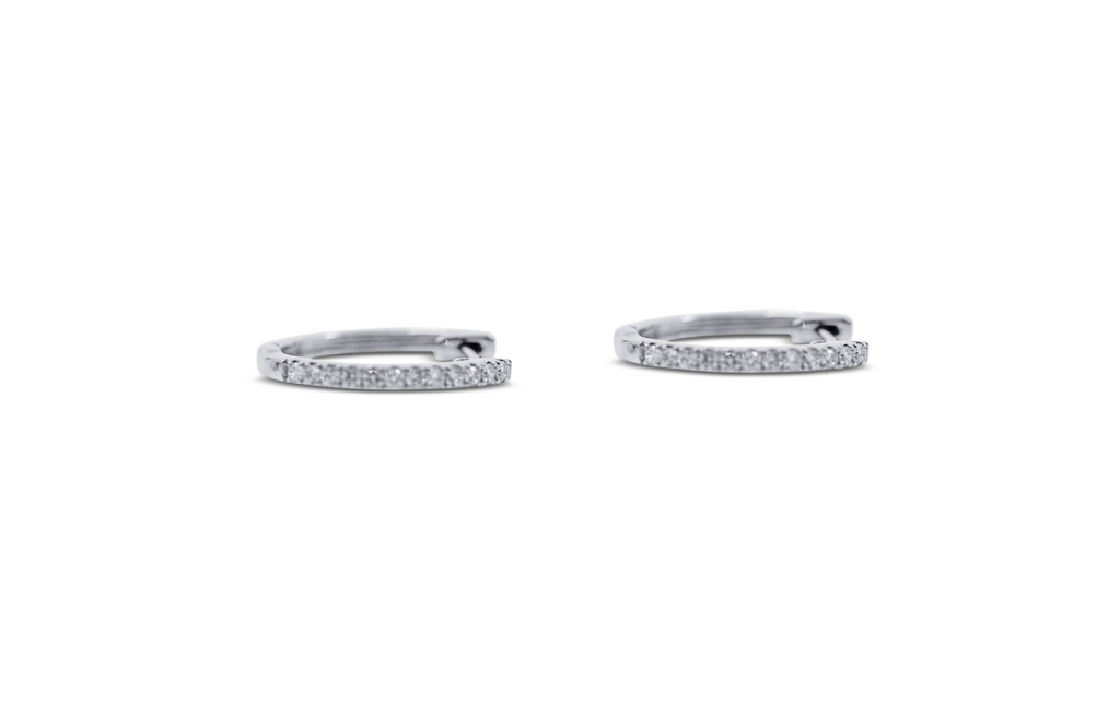 Huggy Diamond Hoops - Sydney Rosen