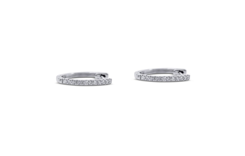 Huggy Diamond Hoops - Sydney Rosen