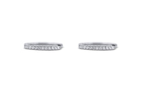 Huggy Diamond Hoops - Sydney Rosen
