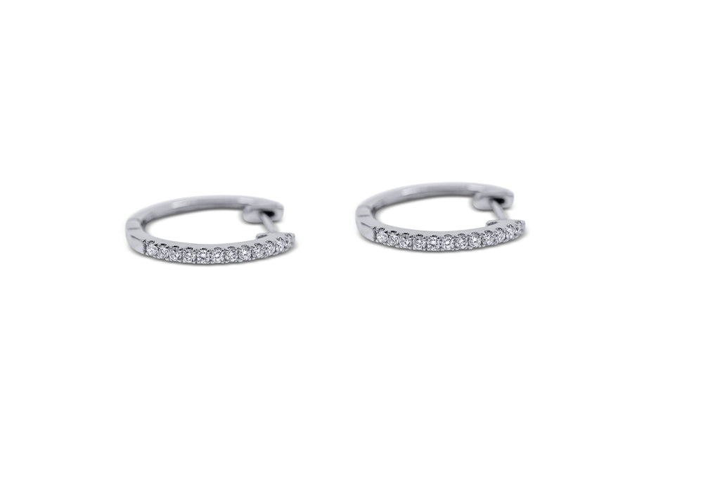 Huggy Diamond Hoops - Sydney Rosen