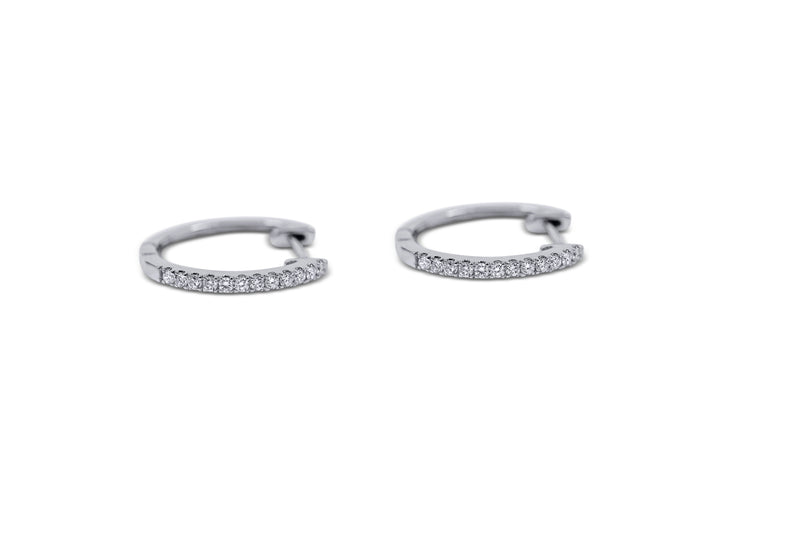 Huggy Diamond Hoops - Sydney Rosen