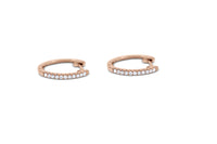 Huggy Diamond Hoops - Sydney Rosen
