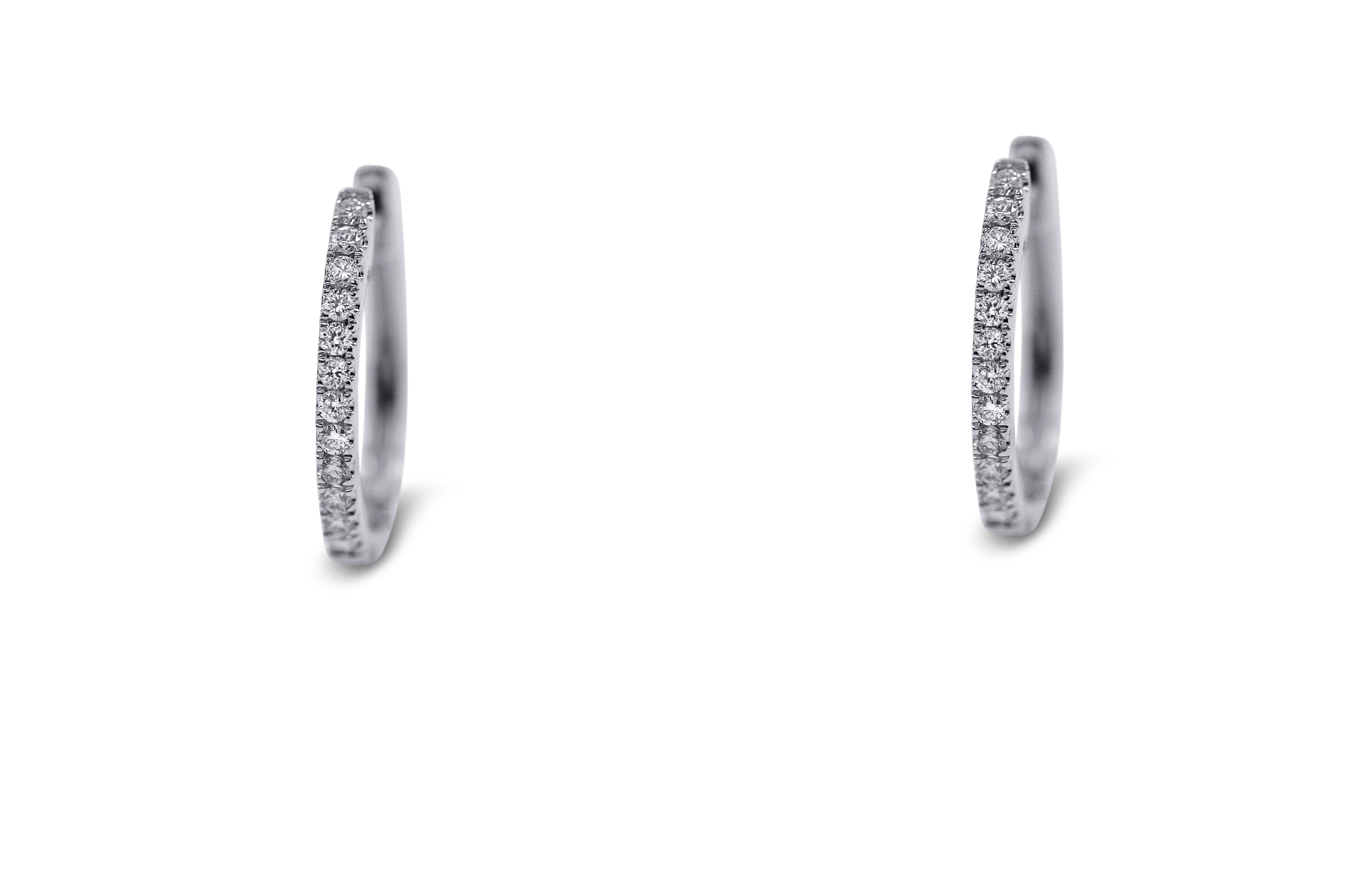 Huggy Diamond Hoops - Sydney Rosen