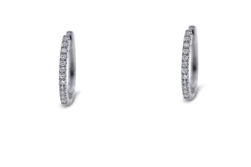 Huggy Diamond Hoops - Sydney Rosen