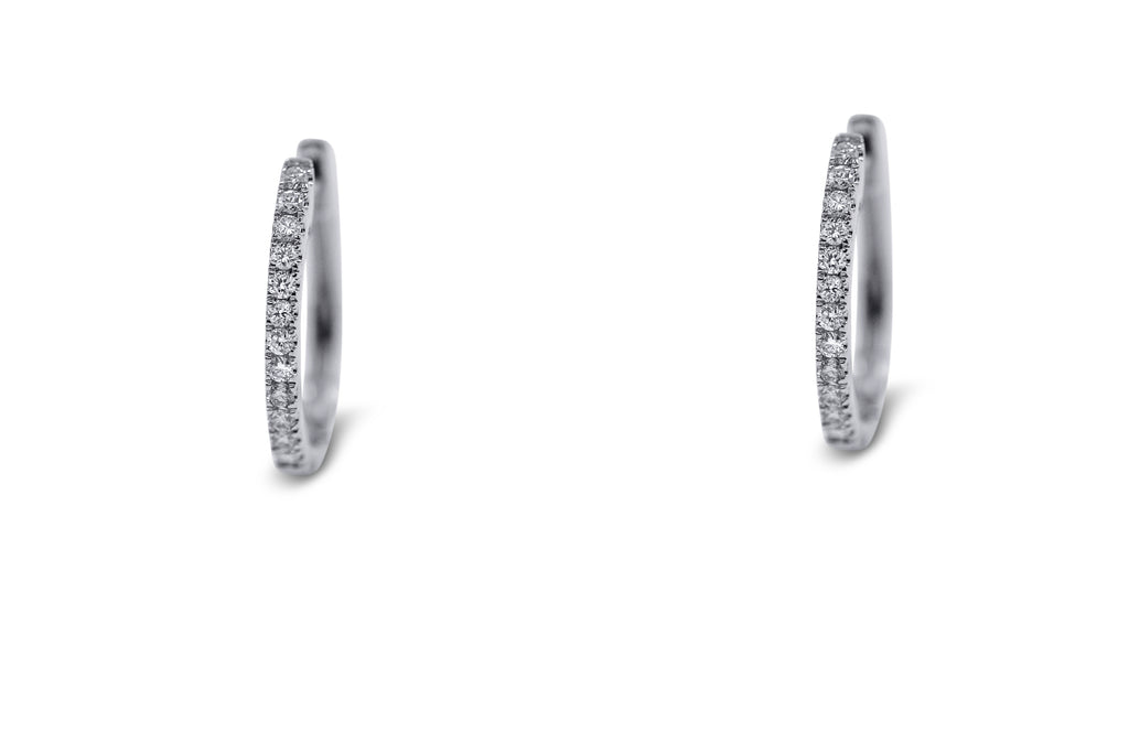 Huggy Diamond Hoops - Sydney Rosen