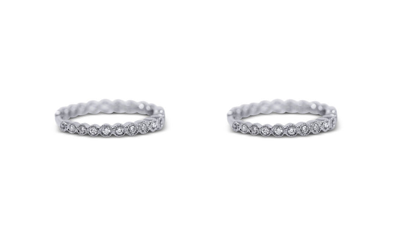 Bezel Set Huggy Hoop Earrings - Sydney Rosen