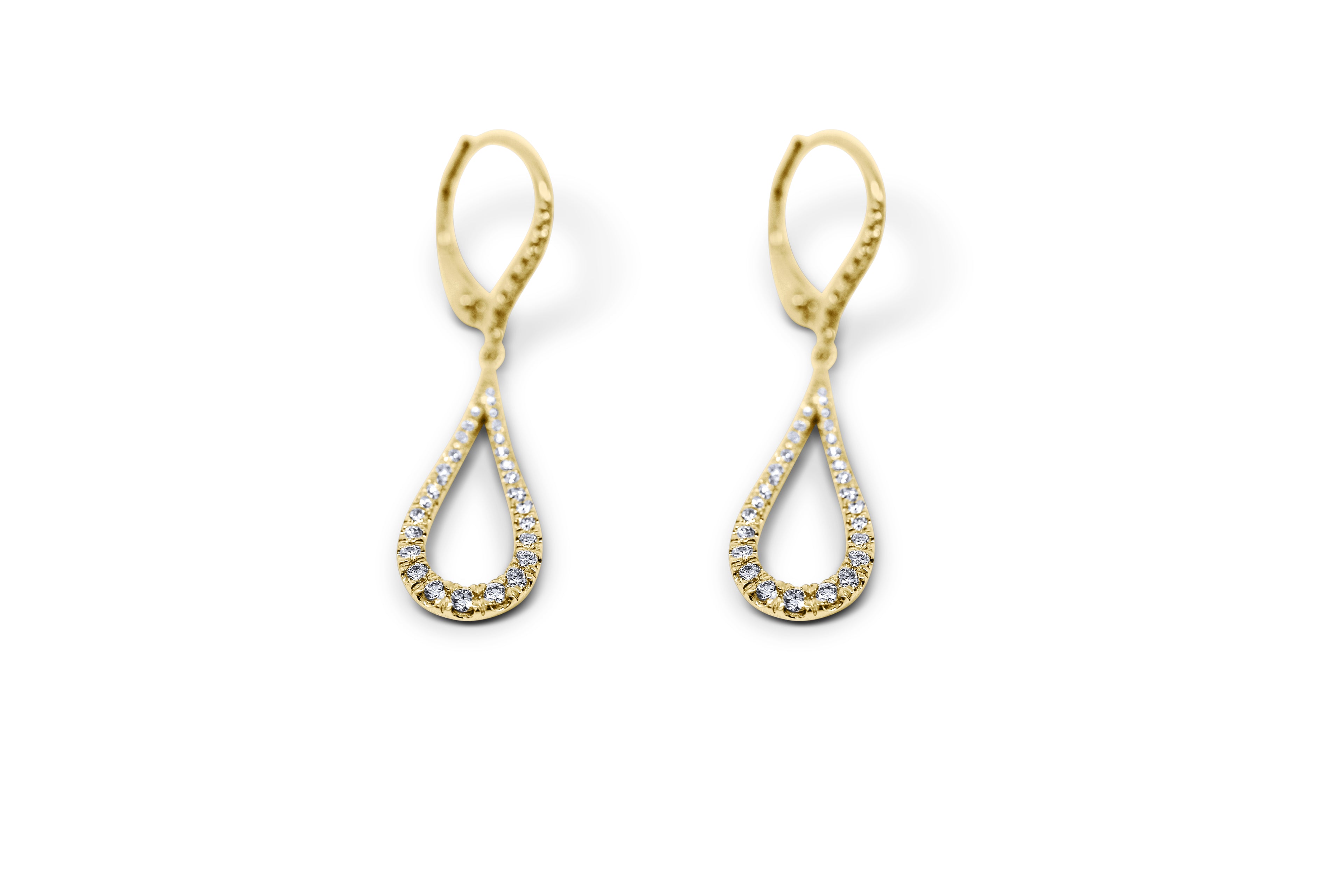 Tear Drop Diamond Earrings - Sydney Rosen