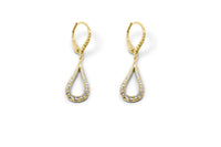 Tear Drop Diamond Earrings - Sydney Rosen