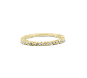 Petite Diamond Stack Ring - Round and Square - Sydney Rosen