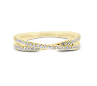 Diamond Stack Ring - Crossover - Sydney Rosen