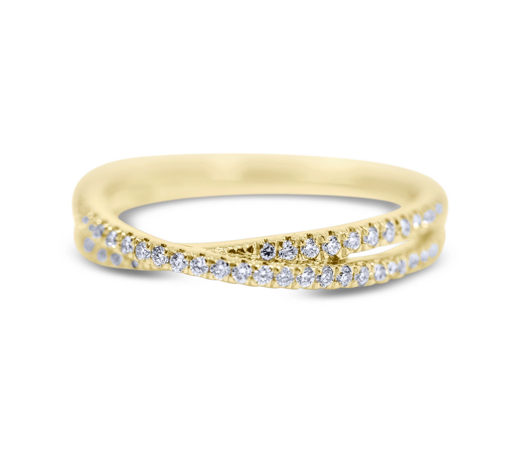 Diamond Stack Ring - Crossover - Sydney Rosen