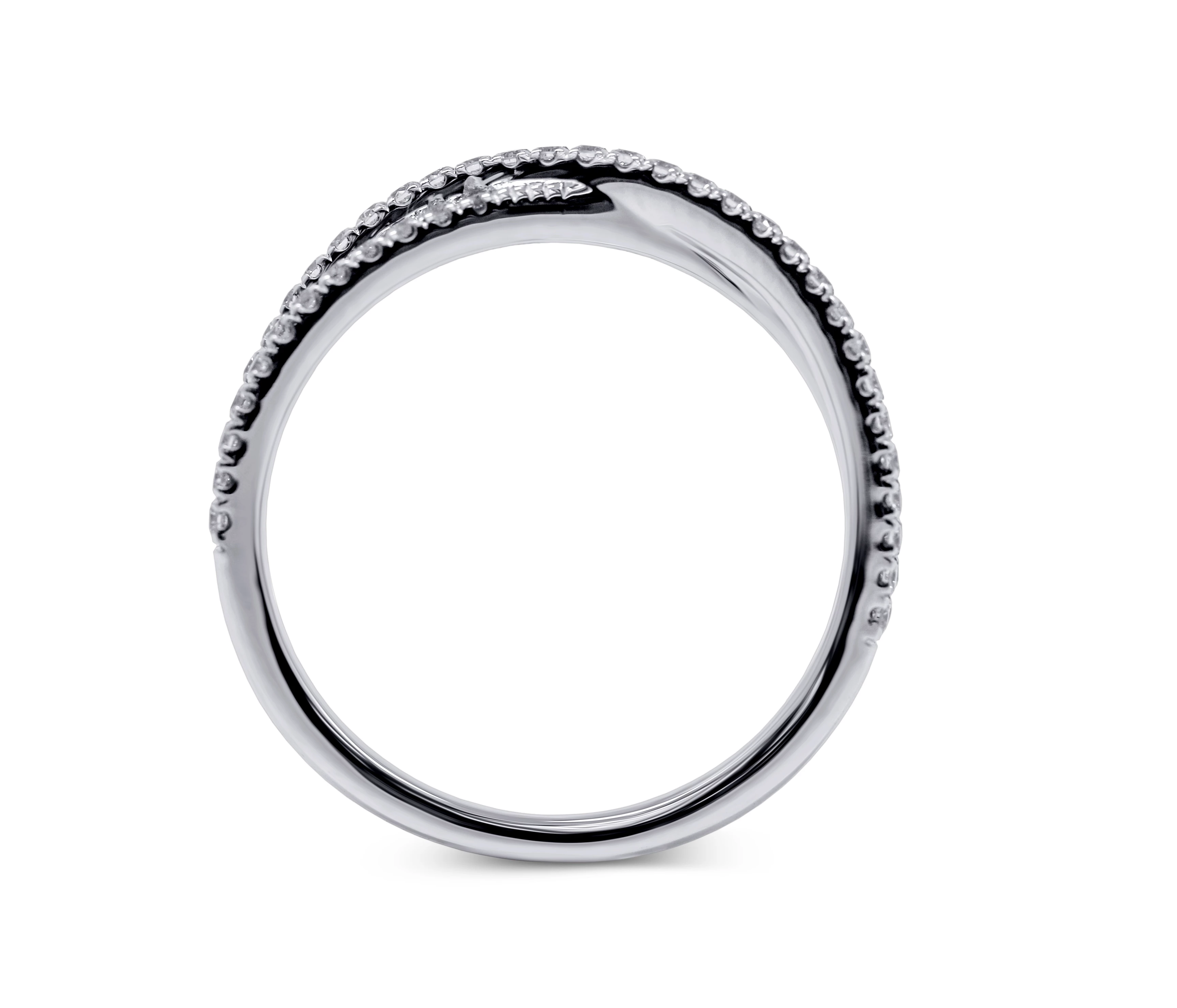 Diamond Stack Ring - Crossover - Sydney Rosen