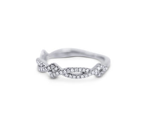 Diamond Stack Ring - Twist - Sydney Rosen
